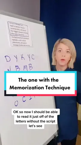 Best for memorizing one paragraph at a time #repost #memorizationtips #actingtechnique #mnemonics #auditioncoach #actortiktok #howtotiktok 