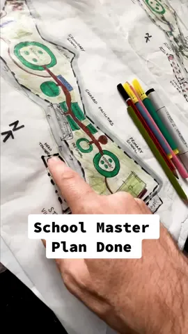 This school is for charity and will be sustainable made of mud and recycled materials. This is finalising the feasibility Masterplan stage. #masterplan #feasibility #school #sistainability