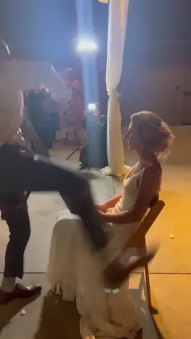 Kicking this marriage off to a hot start • • • Credit: @barstoolsports,  #funnyvideos #weddingtiktok #weddingbloopers #weddingdance #embarrassing #wedding