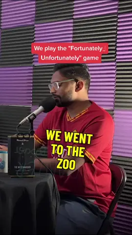 Full videos on YouTube #funny #fortunatelyunfortunately #improv #podcastclips 