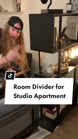 Check out how we defined spaces in this tiny studio apartment. There’s a 20% off code on my website. Link in bio. . #5tiersbookshelf #sshapedshelves #yitahome #roomdivider #bookshelf #bookshelfdecor #tinyapartment #apartmentdecor #apartmentdesign  #miamibeach #southbeach #amazonfinds #laborday #tiptok #DIY #diyhomedecor