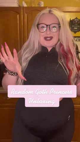 Goth Princess unboxing 🖤💖 #haul #unboxing #skims #review #goth #alt #alternative #plussize #thick #alttiktok #life #Lifestyle #fashion #shopping