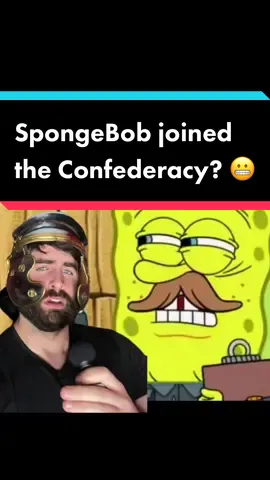 If Nickelodeon doesn’t stitch this post with a correction within 72 hours, then this officially becomes canon. Credz again to @beardofhistory for the inspiration #spongebob #spongebobsquarepants #history #funny #education #sandycheeks #patrickstar #mrkrabs #civilwar #squidward #americanhistory 