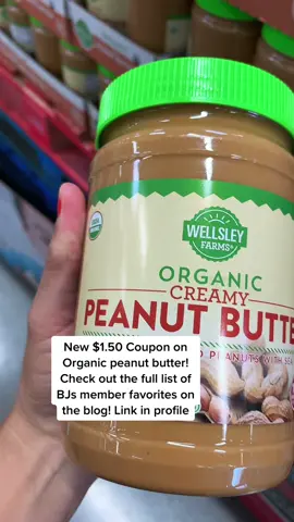Organic items at BJs are a great deal! #organicpeanutbutter #bjsclubdeals #bjscoupons #bjscouponingqueen 