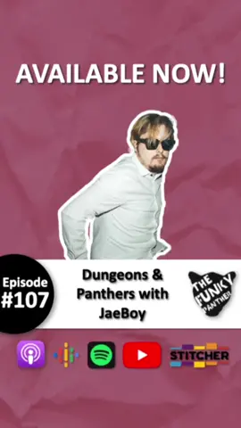 Dungeons, Panthers, and Vampires with @JaeBoy #jaeboy #thefunkypanther #music