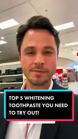TOP 5 WHITENING TOOTHPASTE YOU NEED TO TRY OUT! #toothpaste #teeth #teethwhitening #foryou