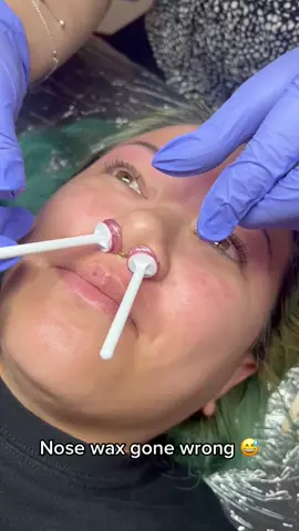 When your esty pulls out your septum ring 😅😂 #bloopers #esthetician #wax #hairremoval #fyp #ShowOffLandOFrost