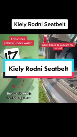 #duet with @mommak2385 #greenscreen kiely rodni seatbelt-the item circled in red appears to be a seatbelt, so why is it hanging out the trunk? In AWP video a witness-Nick road side assitance guy claims to have seen kiely or her vehicle the NEXT day, a female was asking him weird questions about a SEATBELT. #kielyrodni #adventureswithpurpose #missingpersons @recoveredmom1