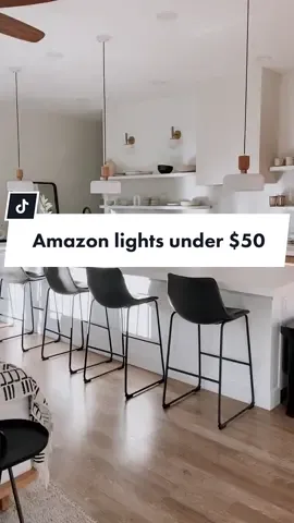 Pendant lights under $50! #ltkhome #amazonfinds #amazonhome #ltkunder50 #organicmodern #kitchentour #pendantlight