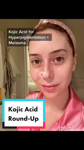 Kojic Acid for hyperpigmentation and melasma - deep dive on my YouTube   #notsponsored #kojicacid #hyperpigmentation #melasma #skintok #skintips #pillowtalkderm 