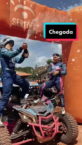 Assim foi a chegada da especial do maior #rally do mundo: muito choro de emoção e alegria! #Sertões #Sertões2022 #rallyDoSertões #moto #utv #carro #comemoração