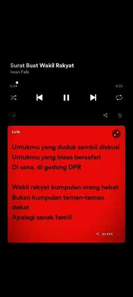 Membalas @ardifaizasyah #suratuntukwakilrakyat #iwanfals