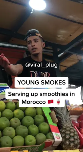 @smokes.1 out in 🇲🇦 serving up them smoothies 🥤 #smoothie #morocco #morocco🇲🇦 #marrakech #marrakesh #morocco #moroccan #fruit #youngsmokes #uk #rap #banter #viral #plug #for #you #foryou #foryoupage #fyp  #fypシ #birmingham