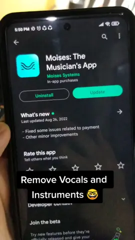 Practice with this Moises music app 🤓 No Copyright Intended #music #instrumental #LearnOnTikTok #play #viral #fyp #nocopyrightinfringementintended 
