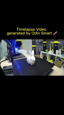 Happy Mid Autumn Festival 🌙 #fokoos #fokoosodinsmart #3dprinter #3dprinting #midautumnfestival #rabbit #maker #timelapsevideo