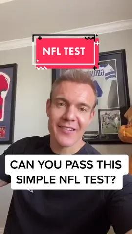 NFL Sunday is BACK. Let’s see who can pass this simple #NFL test. 👀💪 🏈 