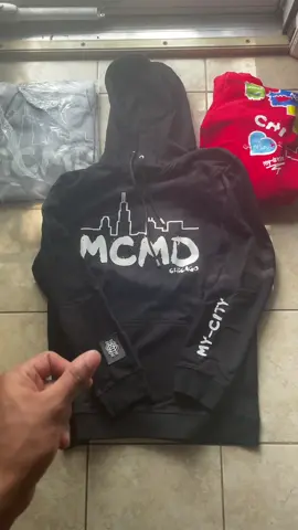 MY CITY HOODIE 🏙  What side you from?? Now Available Red, Black & Gray Sizes Small-3X  #mycitymydream #mcmd #fyp #entrepreneur #fypシ #chicago 