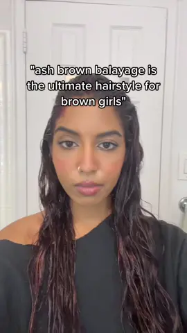 red hair tutorial for my brown girlies coming soon 🫶🏽 #desi #bengali #browngirl #redhair 