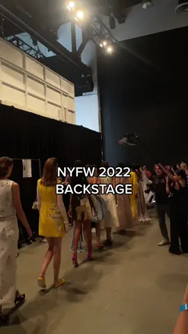It’s New York Fashion Week! See what’s the backstage like with me #nyfw #nyfw22 #backstage #fashionweek #models #fashiondesigner 