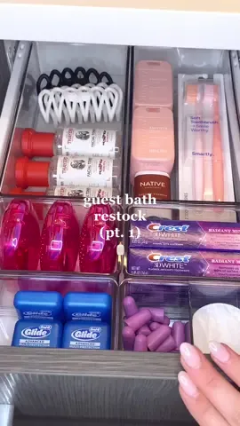 stocking my guest bath for visitors!! (pt. 1) 💗🧴🛍 #restockasmr #guestbathrestock #fyp #CleanTok