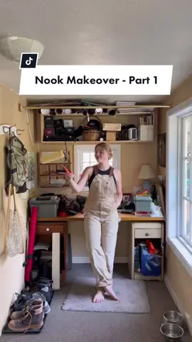 Part 1 of my Mom’s nook makeover! #tiktokdiy #transformation #makeover #budgetfriendly