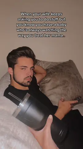 gotta teach her how she should be treated!#relatable#couplecomedy#parenthood#parents#babiesoftiktok#baby#MomsofTikTok#dadsoftiktok#toddler#fyp#zxycba 