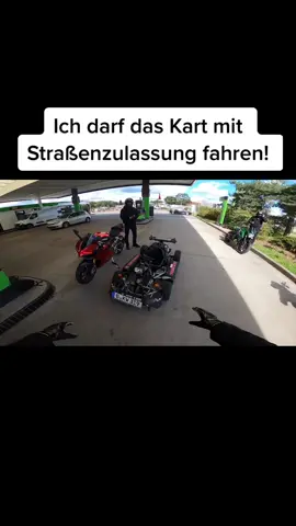 Ich darf das Kart mit Straßenzulassung fahren! #davidbost #kart #straßenzulassung #motorrad #gehtsteil