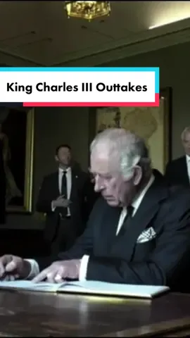King Charles III is apparently having a bad day and his leaky pen isn’t helping #fyp #news #politics #political #kingcharlesiii #kingcharles #uk #royals #funny 