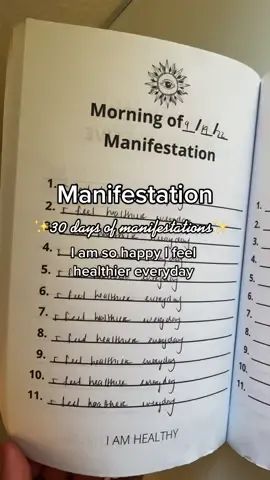 ✨I am healthy✨Save, say it out loud, write it in your journal or notes✨ #manifestation #lawofattraction #manifestationjournal #manifestationmethod #manifesting #1111 