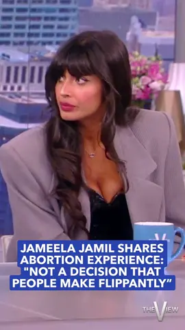 #JameelaJamil reacts to Sen. #LindseyGraham’s proposed near-total national abortion ban and shares her own abortion experience. “I shouldn’t have to give up the rest of my life or risk my life or maybe die because [a] contraceptive — made by men — failed.”