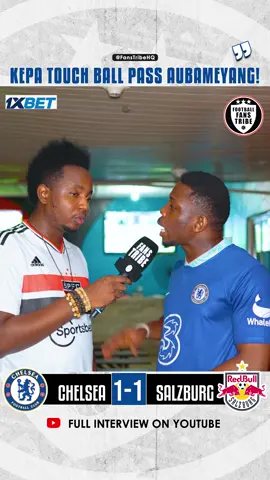 Mekele's  FULL INTERVIEW on our YouTube channel 📺 😁 - Register 1xBet via LINK IN BIO 🔗 #naijafootball #PremierLeague #tiktoknigeria #naijatiktok #trending #fyp #footballtiktok #footy #footballvideo