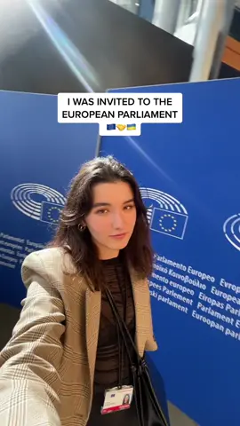 Proud to be Ukrainian and honor to be here🇪🇺🤝🇺🇦 #ukraine #russiastopthewar #europeanparliament 