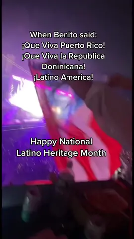 Latinos drop those flags in the comments 🔥🙌🏼💃🏻 @Bad Bunny #badbunny #badbunnyconcert #hispanicheritagemonth #latinoheritagemonth #latinostiktok #latino #latina #CasaTikTok #latinasenusa #latinasoftiktok #boricuaenusa 