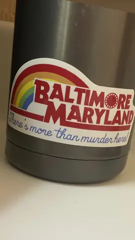 Someone’s water bottle at my work I couldn’t help but laugh and take a picture!😆🔫  #baltimore #bmore #410 #fyp #maryland #murderland #baltimoremaryland #baltimoretiktok 