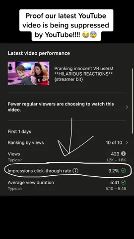 We have no clue why YouTube is suppressing this one. #fy #fyp #foryou #help 