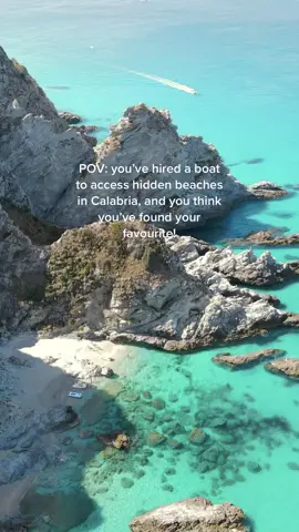 One of our favourite beaches in Italy - watch til the end for location!                         #italybeach #calabria #italiansummer #italy #raveltiktok #calabriaitaly #hiddenbeach 