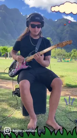 Aloha saturday 🌺🤙 #music #livemusic #guitar #loops #bossloops #fender #strat #qscaudio #irig #oahu #hawaii #mauna #lush #chill #vibes #musician #fyp #kimonokev #kevinryanmusic #beats #guitarist 