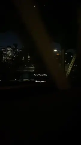 It’s so easy to fall in love with NYC #fyp #night #nyclife #nycskyline #nyc 
