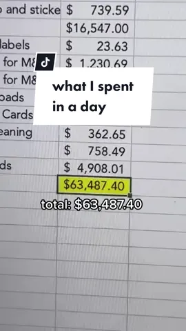 so I guess I could’ve bought a couple of cars instead 👀 #businessowner #smallbiztok #whatispentinaday #entrepreneur #smallbusinessowner 