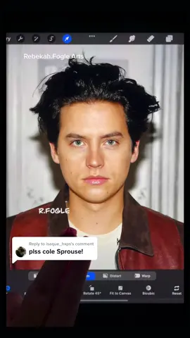Replying to @isaque_hxps #colesprouse + golden ratio #fyp #art #riverdale 