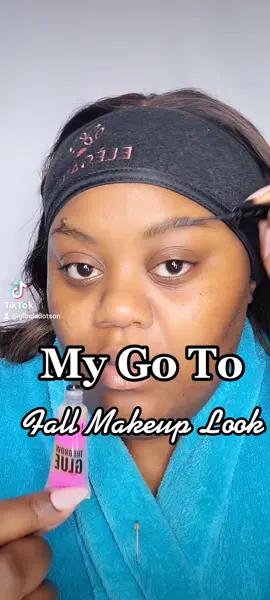Had to re-upload the last had no music and I can't do that lol. #fallmakeup #blackgirlmakeup #falllover #makuptutorial 