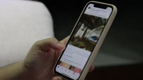 free stock footage, HD_ man scrolling through facebook