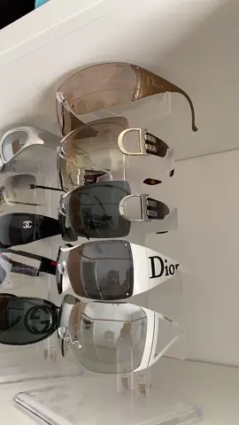 I collect Sunglasses* #fyp #vintagesunglases #2000s #foryou #vintagedior #vintagechanel 