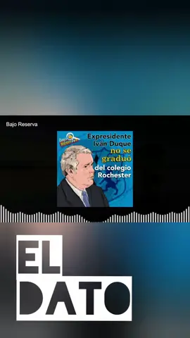 DUQUE NO SE GRADUÓ DEL COLEGIO ROCHESTER #colombia #ivanduque #ivanduquepresidente #duquechaochao #duquechao #duqueasesino #uribismo #centrodemocratico 
