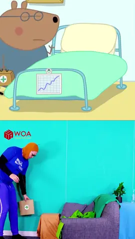 Not Feeling Well - #peppapig  Parody #woavideo #woafunny #woanetwork #woaparody #parody