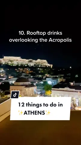 These are the 12 things that you can’t miss when you visit Athens Greece 🇬🇷 let me know if I missed any in the comments! 💬 #traveltiktok #femaletraveler #travelvlogger #travellife #greecetravel #exploreathens #travelathens #placestogo #thingstodo 