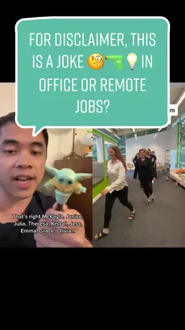 #duet with @fourrecruitment for disclaimer, this is a joke. But fureal…. Would you say you prefer “in the office” or “work from home”? 🧐🔫💡#fyp #wonsulting #remotejobs 