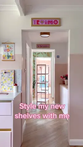 🎀 Style my new @ikea shelves with me 🎀 #interiorstyling #pinkinteriors #homeinspo #interiordesign #pink #houseinspo 