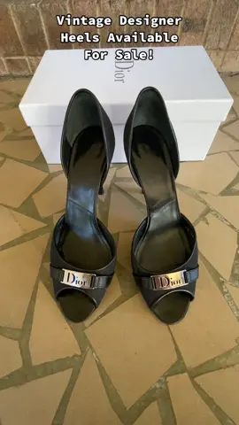 Vintage Designer Heels Available!!👡👠🫶🏻#vintagedesignershoes #manoloblahnik #dior #vintagedior #sourcing #vintagesourcing #matildadjerf 