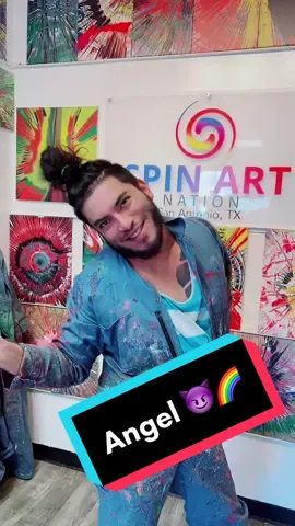 Angel at @SpinArtNationSa Getting DANGEROUSSSS 😈🌈💕💕🖼 😂Located at 8015 Bandera Rd San Antonio Tx 78250 🔥🔥🔥 Contact number 📞210-799-8505📞#funthingstodoinsanantonio #thingstodosa #whattodoinsanantonio #datenightsanantonio #wheretogoinsanantonio 